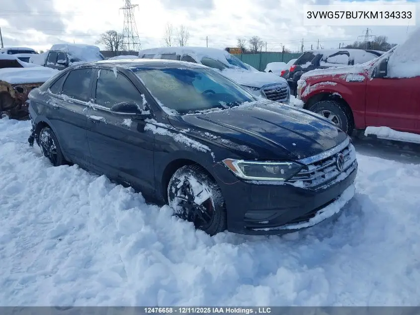 3VWG57BU7KM134333 2019 Volkswagen Jetta 1.4 Tsi Execline