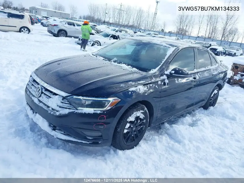 3VWG57BU7KM134333 2019 Volkswagen Jetta 1.4 Tsi Execline