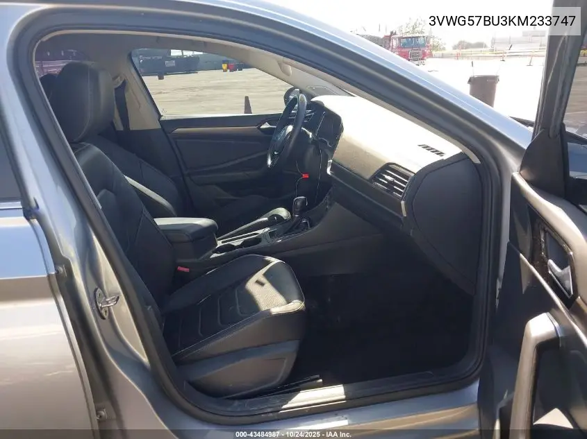 3VWG57BU3KM233747 2019 Volkswagen Jetta 1.4T Sel Premium