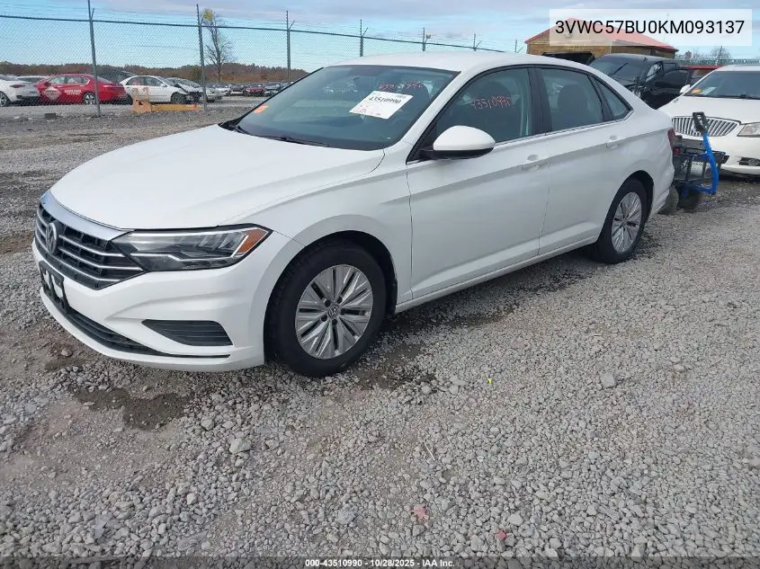 3VWC57BU0KM093137 2019 Volkswagen Jetta 1.4T R-Line/1.4T S/1.4T Se