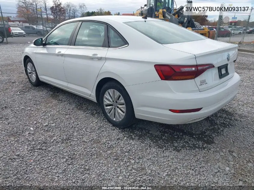 3VWC57BU0KM093137 2019 Volkswagen Jetta 1.4T R-Line/1.4T S/1.4T Se
