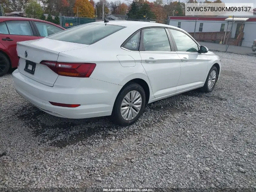 3VWC57BU0KM093137 2019 Volkswagen Jetta 1.4T R-Line/1.4T S/1.4T Se
