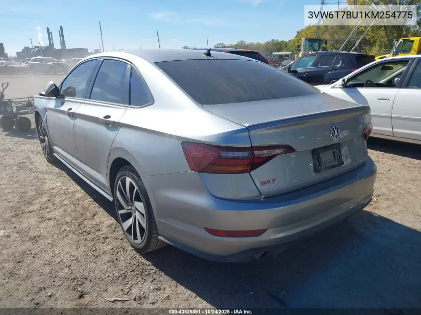 3VW6T7BU1KM254775 2019 Volkswagen Jetta Gli 2.0T Autobahn/2.0T S/35Th Anniversary Edition