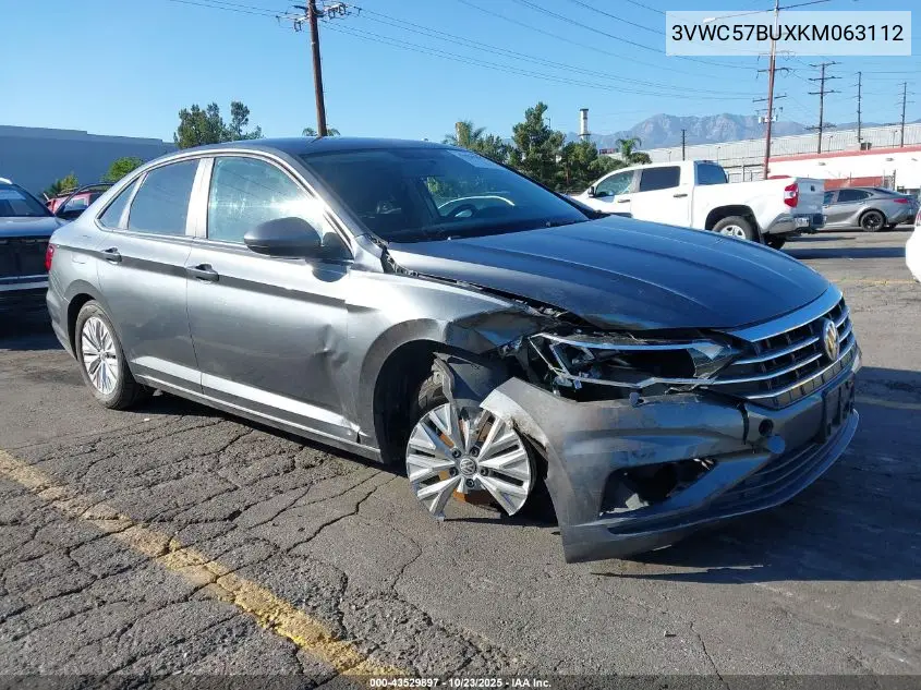 3VWC57BUXKM063112 2019 Volkswagen Jetta 1.4T R-Line/1.4T S/1.4T Se