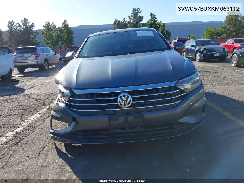 3VWC57BUXKM063112 2019 Volkswagen Jetta 1.4T R-Line/1.4T S/1.4T Se
