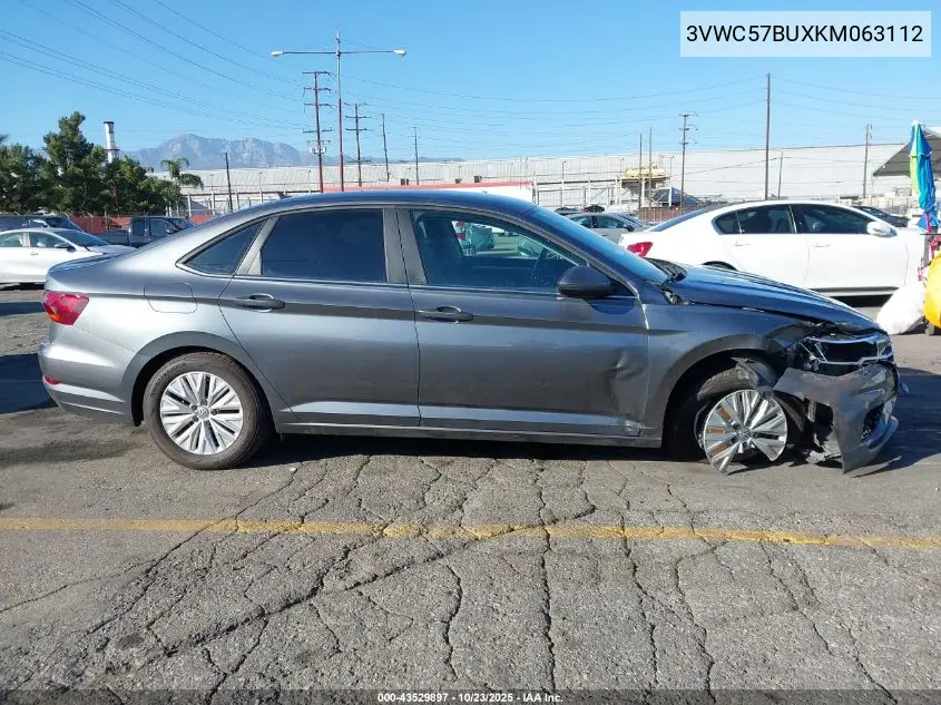 3VWC57BUXKM063112 2019 Volkswagen Jetta 1.4T R-Line/1.4T S/1.4T Se