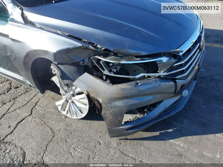 3VWC57BUXKM063112 2019 Volkswagen Jetta 1.4T R-Line/1.4T S/1.4T Se
