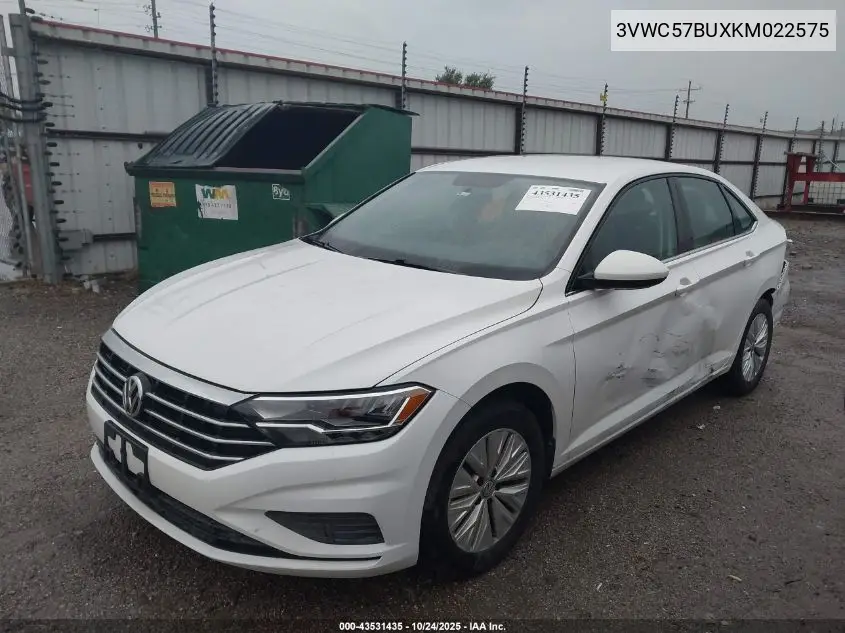 3VWC57BUXKM022575 2019 Volkswagen Jetta 1.4T R-Line/1.4T S/1.4T Se