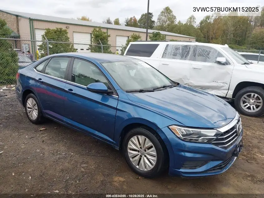 3VWC57BU0KM152025 2019 Volkswagen Jetta 1.4T R-Line/1.4T S/1.4T Se