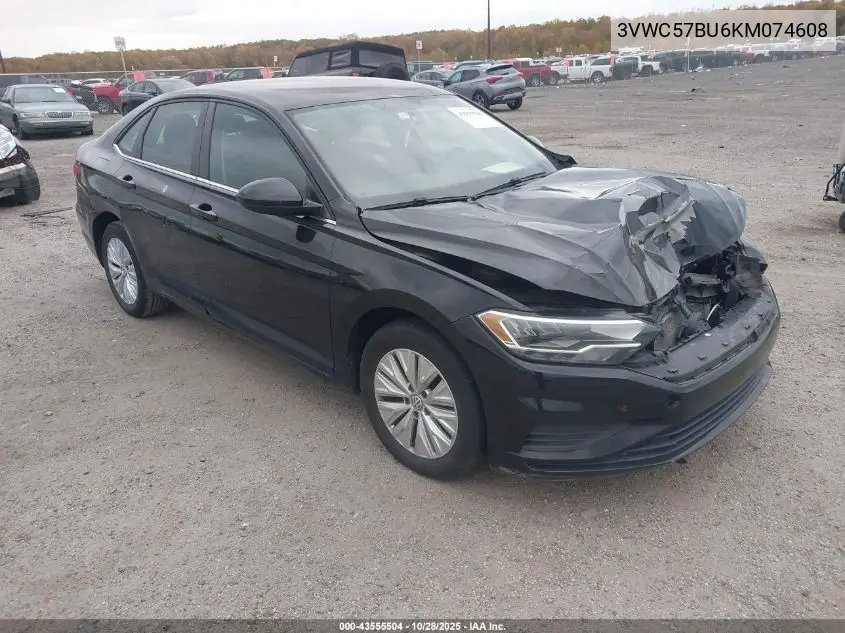 3VWC57BU6KM074608 2019 Volkswagen Jetta 1.4T R-Line/1.4T S/1.4T Se