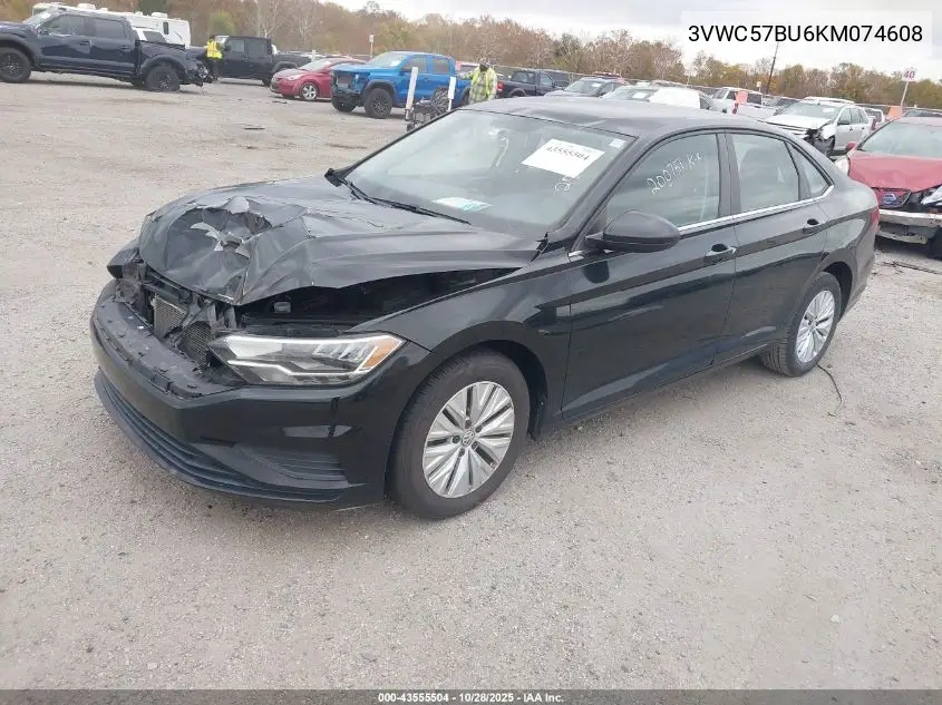 3VWC57BU6KM074608 2019 Volkswagen Jetta 1.4T R-Line/1.4T S/1.4T Se