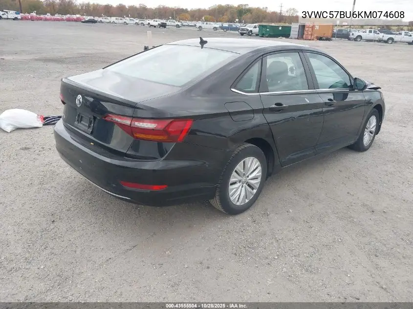 3VWC57BU6KM074608 2019 Volkswagen Jetta 1.4T R-Line/1.4T S/1.4T Se