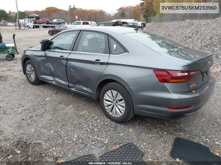 3VWC57BU5KM233960 2019 Volkswagen Jetta 1.4T R-Line/1.4T S/1.4T Se