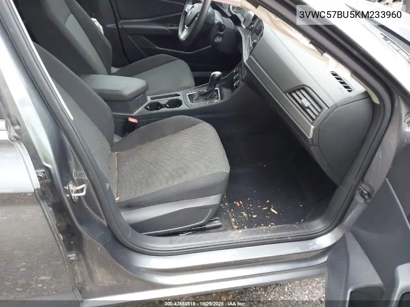 3VWC57BU5KM233960 2019 Volkswagen Jetta 1.4T R-Line/1.4T S/1.4T Se