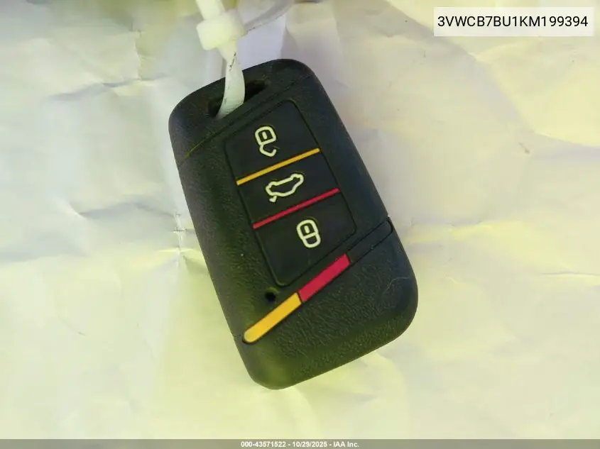 3VWCB7BU1KM199394 2019 Volkswagen Jetta 1.4T R-Line/1.4T S/Se