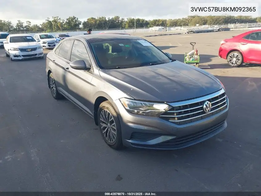 3VWC57BU8KM092365 2019 Volkswagen Jetta 1.4T R-Line/1.4T S/1.4T Se