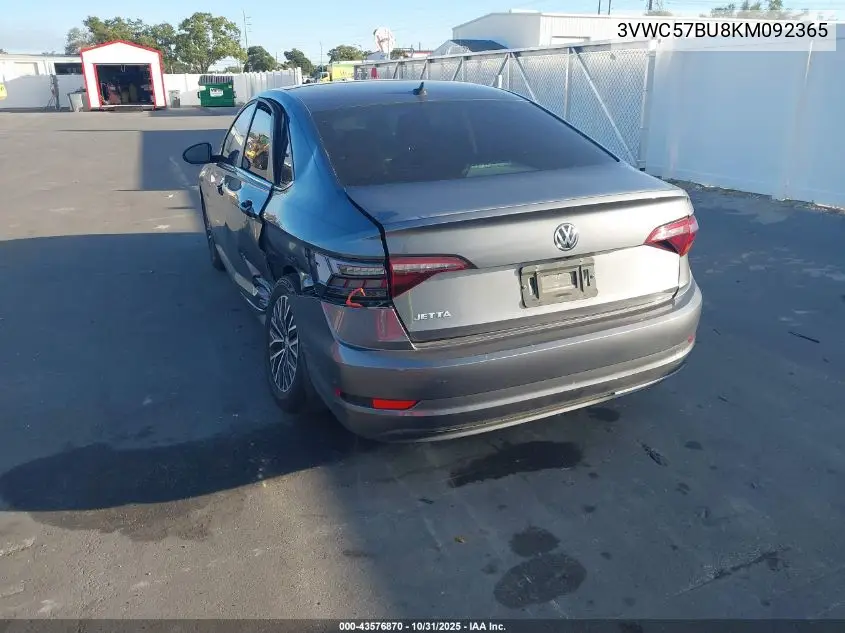 3VWC57BU8KM092365 2019 Volkswagen Jetta 1.4T R-Line/1.4T S/1.4T Se