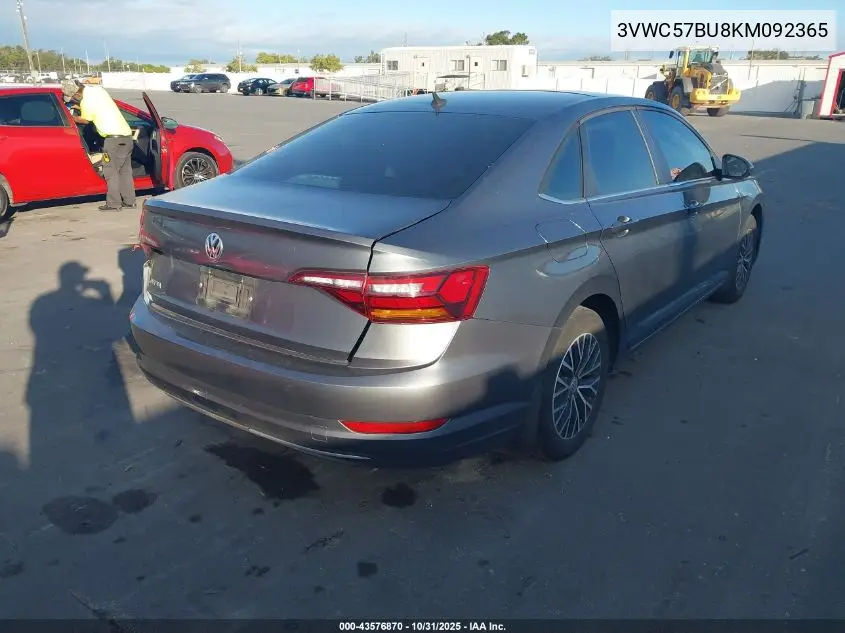 3VWC57BU8KM092365 2019 Volkswagen Jetta 1.4T R-Line/1.4T S/1.4T Se