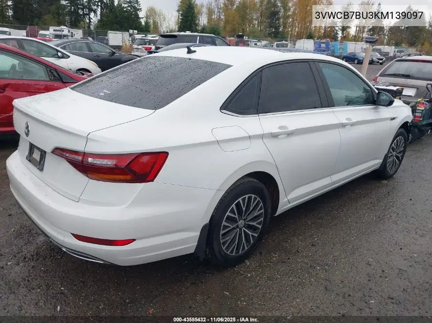 3VWCB7BU3KM139097 2019 Volkswagen Jetta 1.4T R-Line/1.4T S/Se