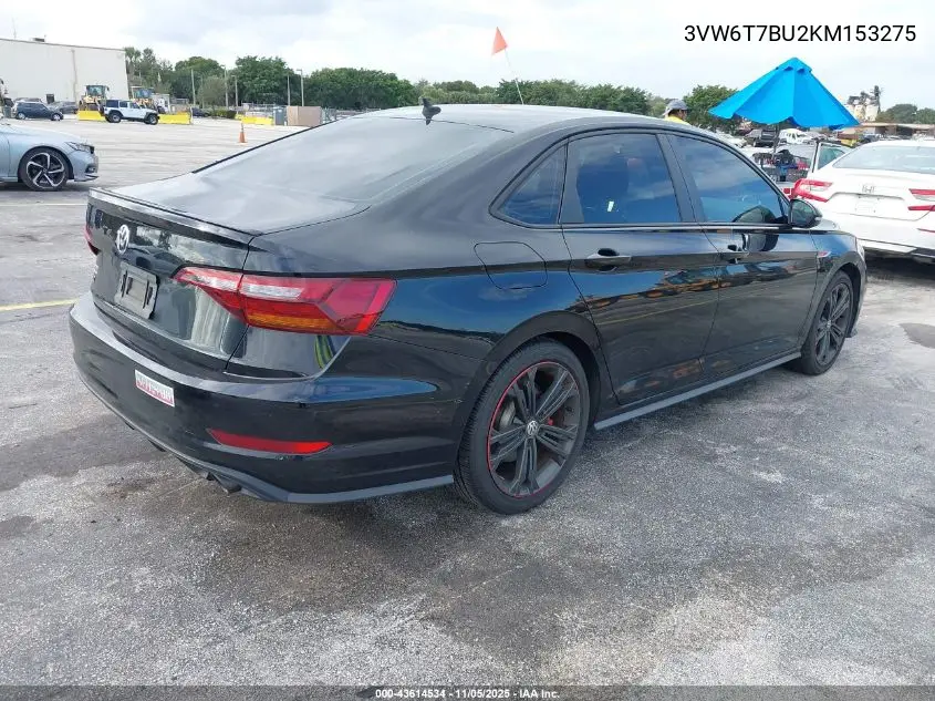 3VW6T7BU2KM153275 2019 Volkswagen Jetta Gli 2.0T Autobahn/2.0T S/35Th Anniversary Edition