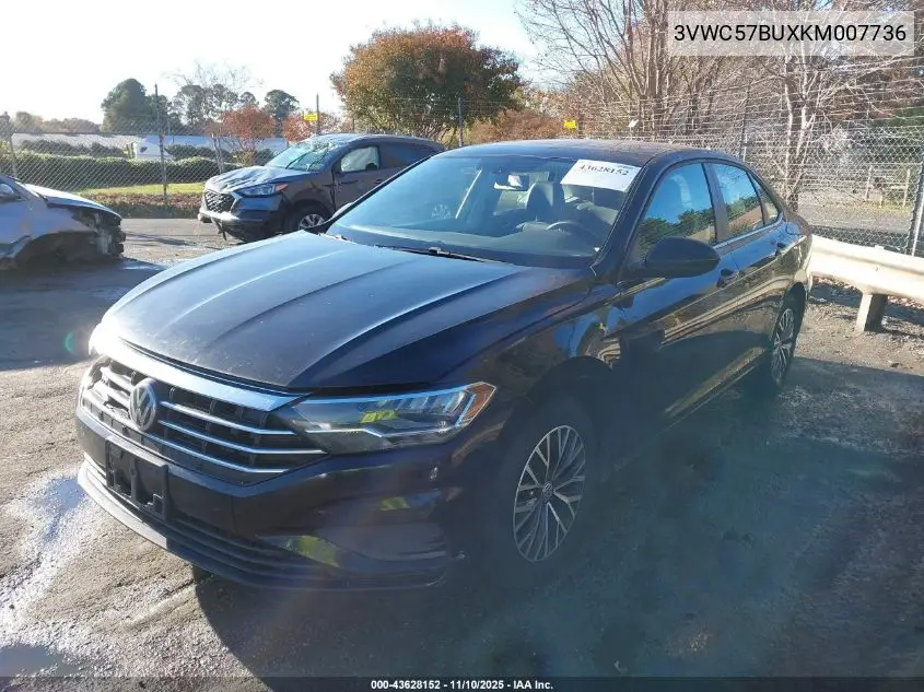 3VWC57BUXKM007736 2019 Volkswagen Jetta 1.4T R-Line/1.4T S/1.4T Se