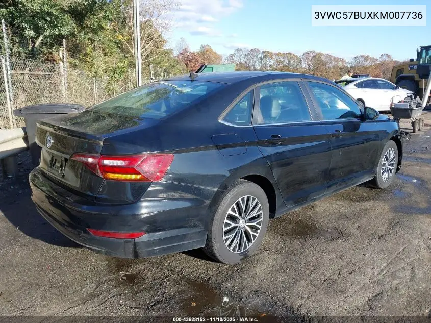 3VWC57BUXKM007736 2019 Volkswagen Jetta 1.4T R-Line/1.4T S/1.4T Se