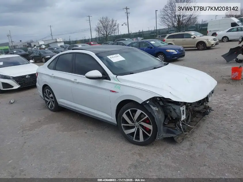 3VW6T7BU7KM208142 2019 Volkswagen Jetta Gli 2.0T 35Th Anniversary Edition/2.0T Autobahn/2.0T S