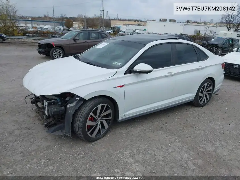 3VW6T7BU7KM208142 2019 Volkswagen Jetta Gli 2.0T 35Th Anniversary Edition/2.0T Autobahn/2.0T S