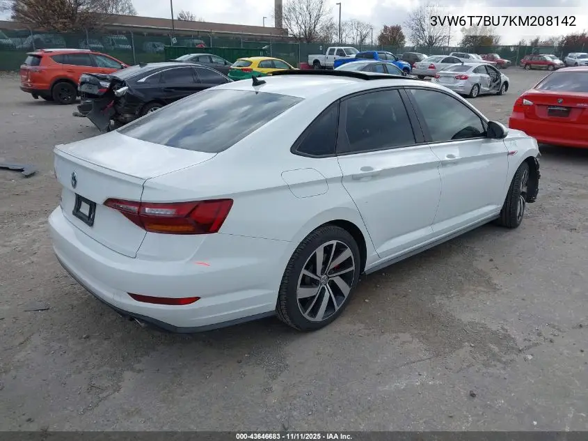 3VW6T7BU7KM208142 2019 Volkswagen Jetta Gli 2.0T 35Th Anniversary Edition/2.0T Autobahn/2.0T S