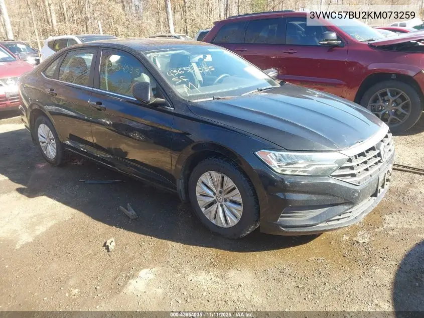 3VWC57BU2KM073259 2019 Volkswagen Jetta 1.4T R-Line/1.4T S/1.4T Se
