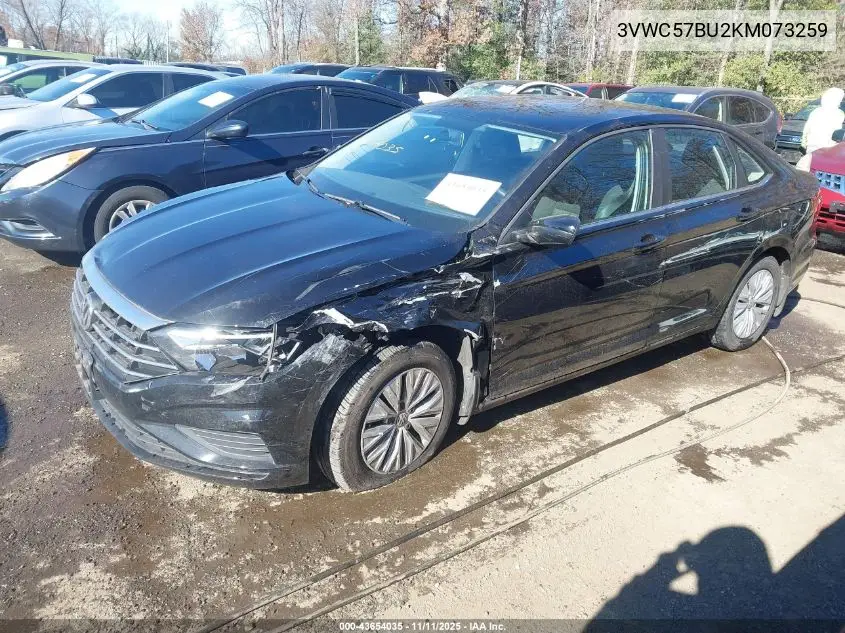 3VWC57BU2KM073259 2019 Volkswagen Jetta 1.4T R-Line/1.4T S/1.4T Se