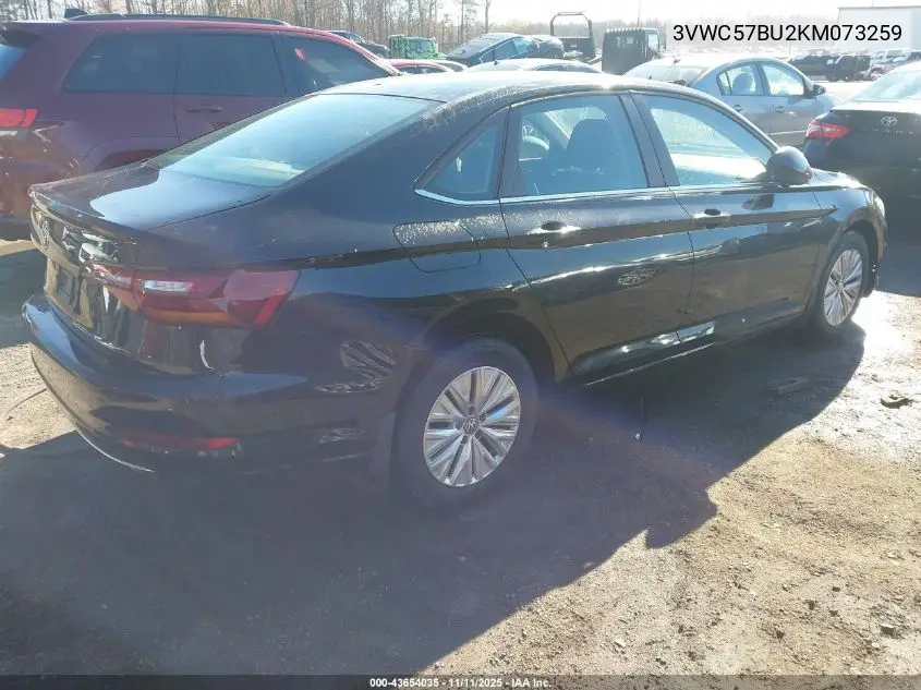 3VWC57BU2KM073259 2019 Volkswagen Jetta 1.4T R-Line/1.4T S/1.4T Se
