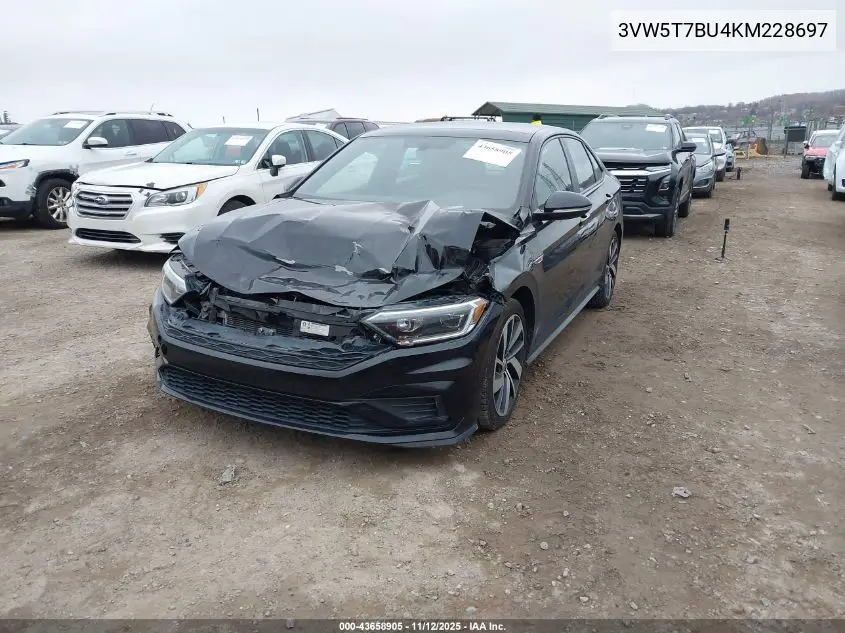 3VW5T7BU4KM228697 2019 Volkswagen Jetta Gli 2.0T 35Th Anniversary Edition/2.0T Autobahn/2.0T S