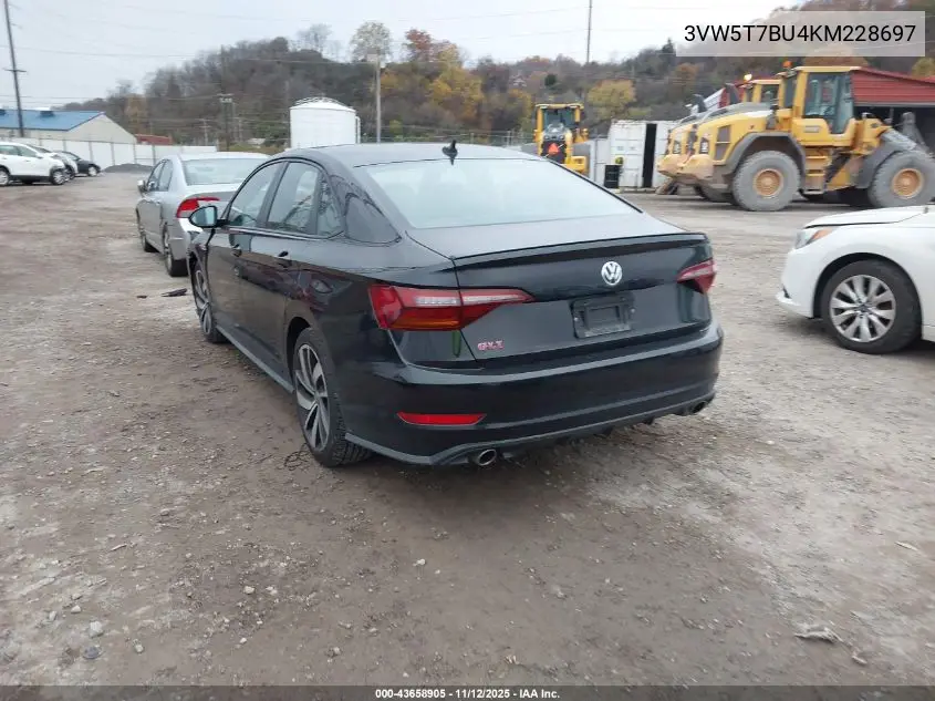 3VW5T7BU4KM228697 2019 Volkswagen Jetta Gli 2.0T 35Th Anniversary Edition/2.0T Autobahn/2.0T S