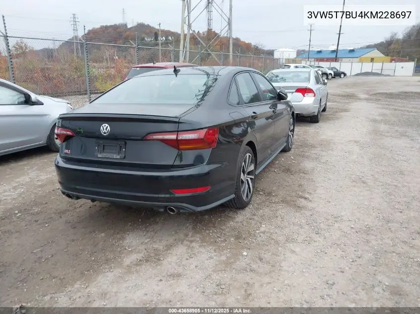 3VW5T7BU4KM228697 2019 Volkswagen Jetta Gli 2.0T 35Th Anniversary Edition/2.0T Autobahn/2.0T S