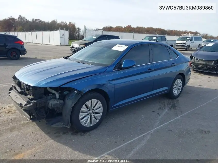 3VWC57BU3KM089860 2019 Volkswagen Jetta 1.4T R-Line/1.4T S/1.4T Se