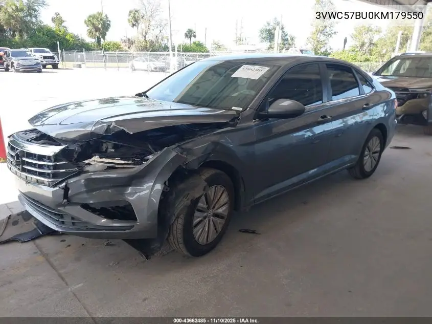 3VWC57BU0KM179550 2019 Volkswagen Jetta 1.4T R-Line/1.4T S/1.4T Se