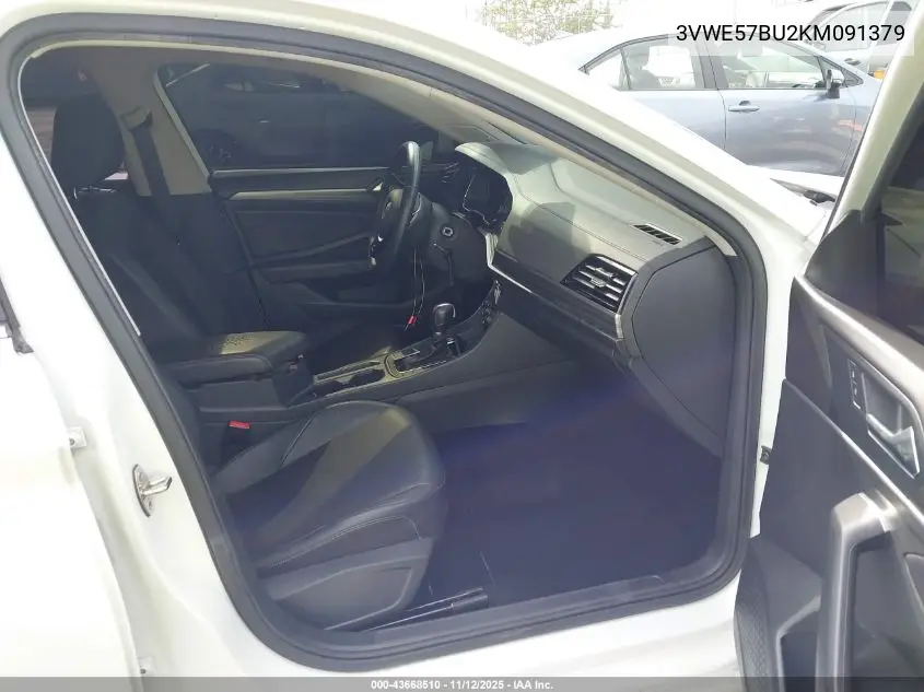 3VWE57BU2KM091379 2019 Volkswagen Jetta 1.4T Sel