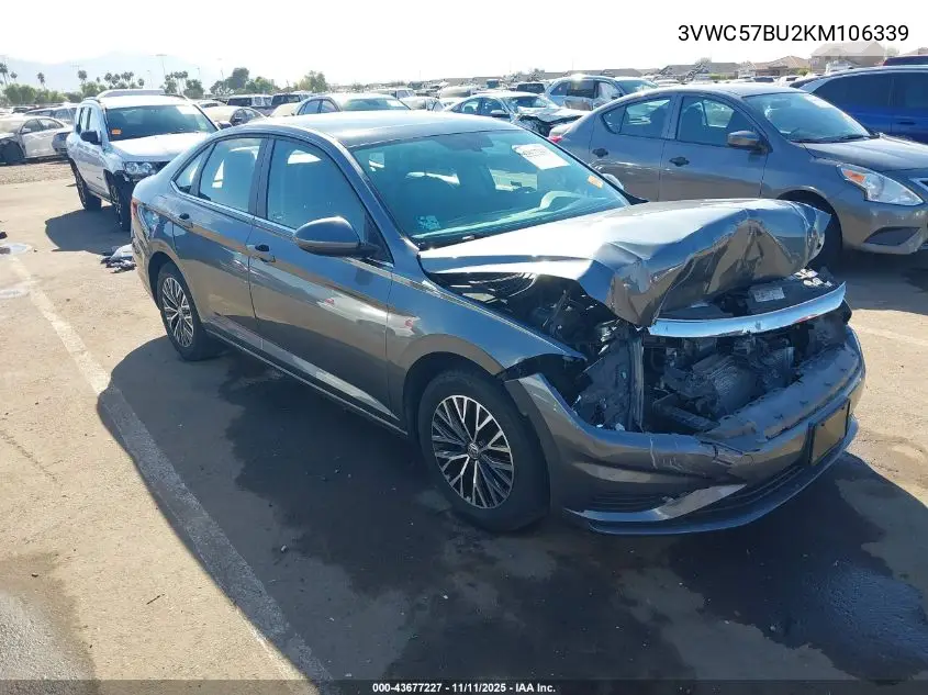 3VWC57BU2KM106339 2019 Volkswagen Jetta 1.4T R-Line/1.4T S/1.4T Se