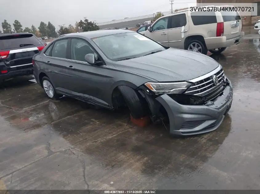 3VWC57BU4KM070721 2019 Volkswagen Jetta 1.4T R-Line/1.4T S/1.4T Se