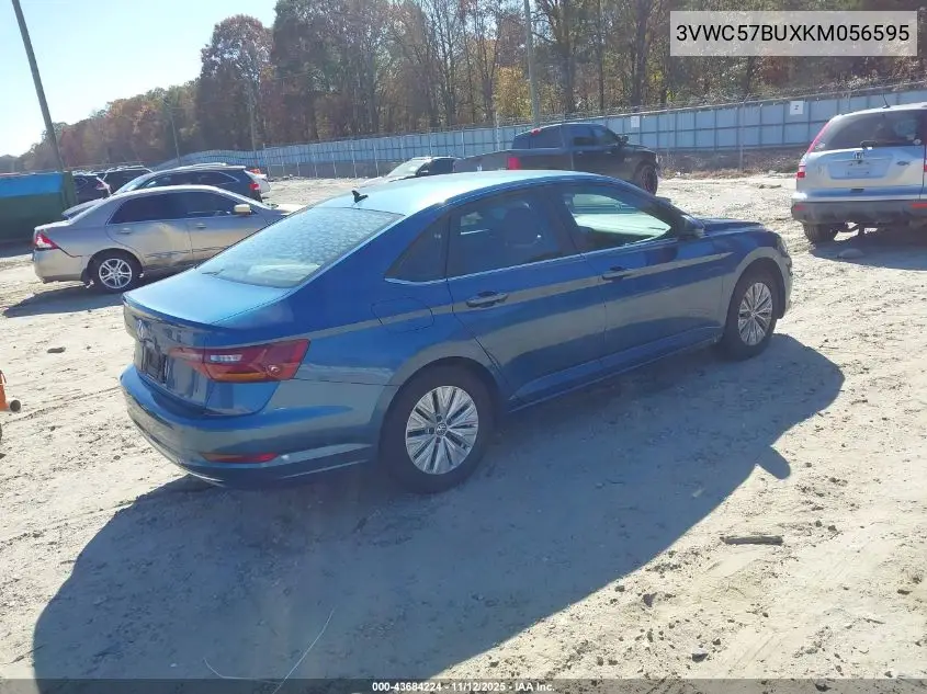 3VWC57BUXKM056595 2019 Volkswagen Jetta 1.4T R-Line/1.4T S/1.4T Se