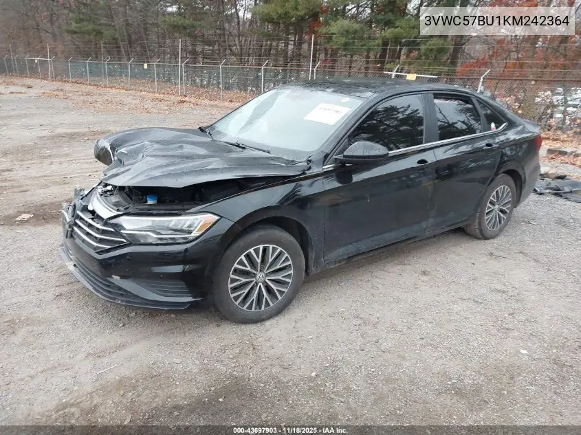 3VWC57BU1KM242364 2019 Volkswagen Jetta 1.4T R-Line/1.4T S/1.4T Se