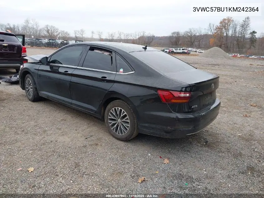 3VWC57BU1KM242364 2019 Volkswagen Jetta 1.4T R-Line/1.4T S/1.4T Se
