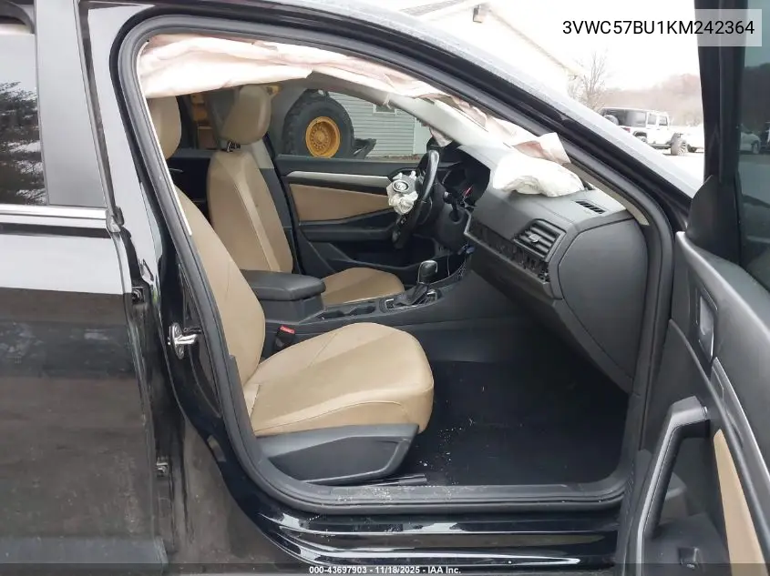 3VWC57BU1KM242364 2019 Volkswagen Jetta 1.4T R-Line/1.4T S/1.4T Se