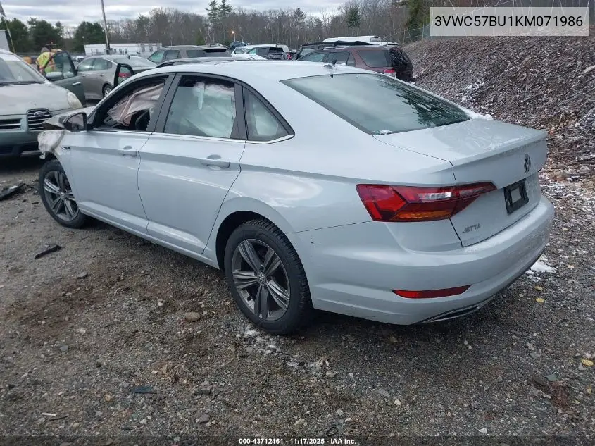3VWC57BU1KM071986 2019 Volkswagen Jetta 1.4T R-Line/1.4T S/1.4T Se