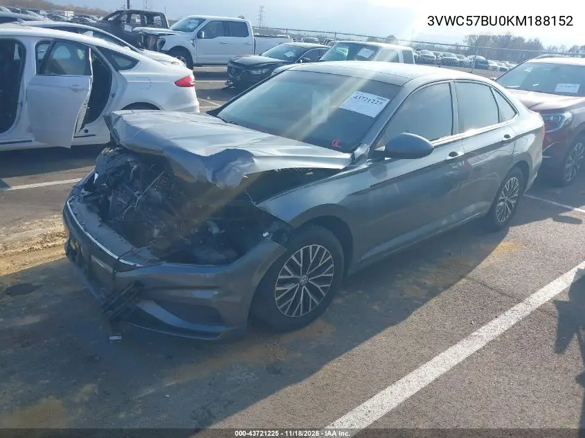 3VWC57BU0KM188152 2019 Volkswagen Jetta 1.4T R-Line/1.4T S/1.4T Se