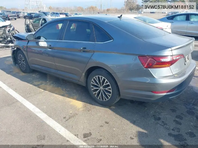 3VWC57BU0KM188152 2019 Volkswagen Jetta 1.4T R-Line/1.4T S/1.4T Se