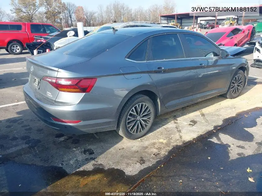 3VWC57BU0KM188152 2019 Volkswagen Jetta 1.4T R-Line/1.4T S/1.4T Se