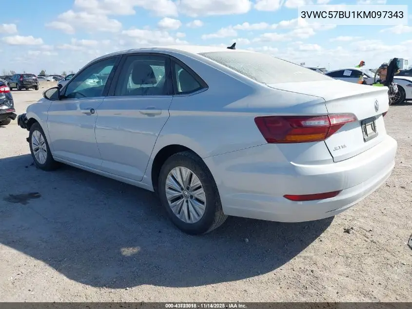 3VWC57BU1KM097343 2019 Volkswagen Jetta 1.4T R-Line/1.4T S/1.4T Se