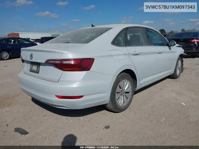 3VWC57BU1KM097343 2019 Volkswagen Jetta 1.4T R-Line/1.4T S/1.4T Se